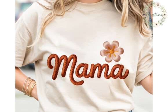 Download Mama Flower Embroidery PNG Clipart - Premium Resources