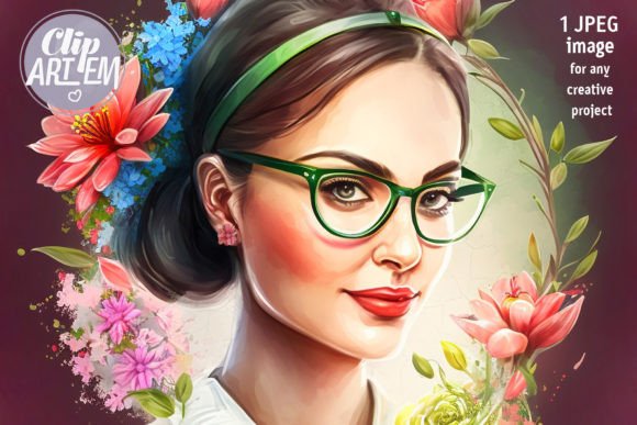 Download Woman's Day Woman with Flowers Image Jpg - Flowers Collection