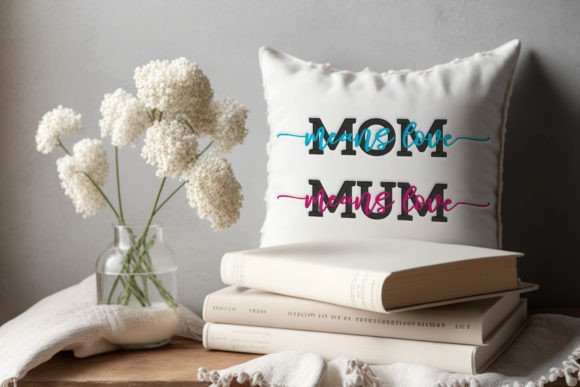 Download Mom Means Love Mum Means Love Embroidery - Love embroidery Collection